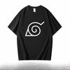Naruto Trendy Brand Black Childrens Tshirt Summer New Anime Peripheral Printed Parent Child Wear Pure Cotton Fashion Tshirt