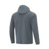 Li-Ning Fitness Series Sports Casual Simple Solid Color Hooded Jacket Men Jacket Thunderstorm-Gray AFDV613-8