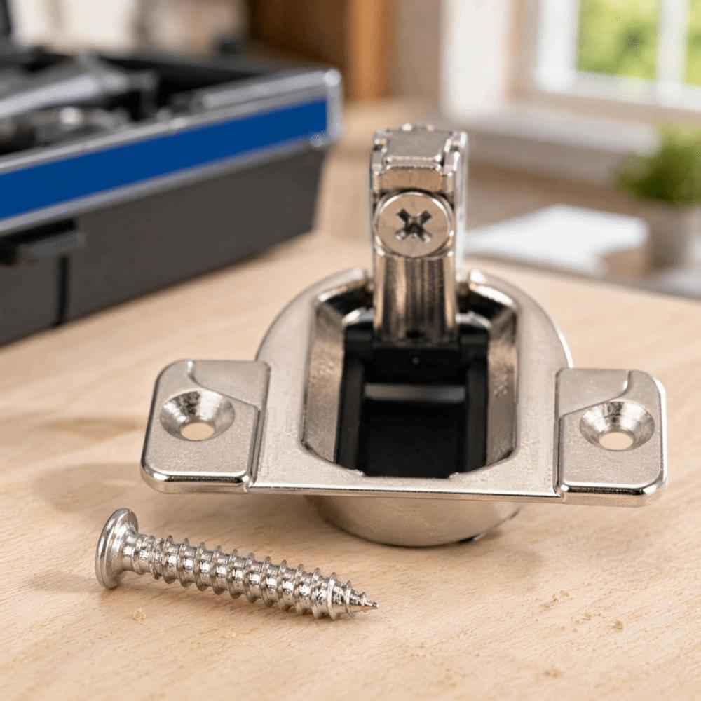 Screw-in Cabinet Door Hinges 110 Degree Compact Hinge Replacement  Replacement For Blum