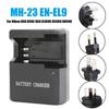Stable Rechargeable LED Indicator Charging Dock Camera Battery Charger MH-23 EN-EL9 Power Adapter
