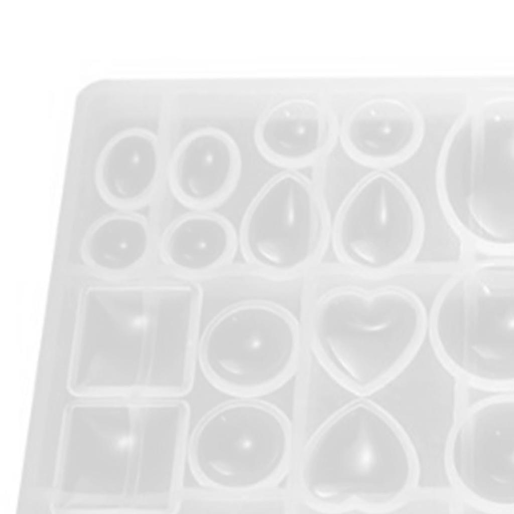 Stone Resin Mold Various Shape Eco Friendly Flexible Easy Demoulding Reusable Jewelry Silicone Mold