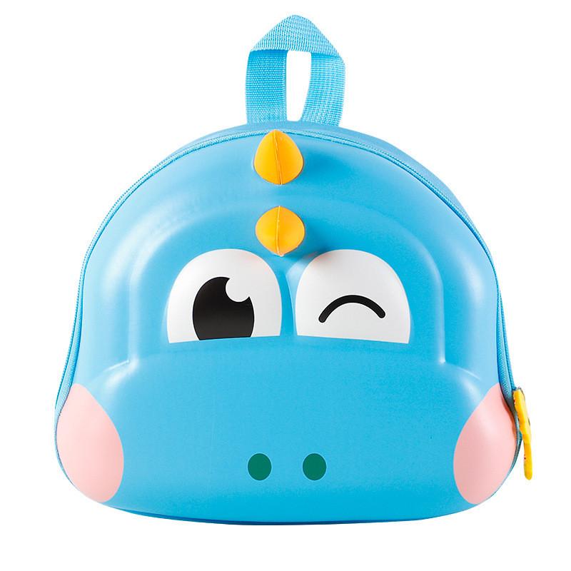 Stylish Cute Dinosaur Kids Backpack Fashionable Cartoon Shell Design For Boys And Girls