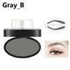 Natural Shape Eyebrow Powder Stamp Waterproof Quick Brow Dye Palette Makeup Sup