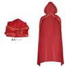 Medieval Gold-edged Hooded Cloak Vintage Knight King Cloak Halloween Prince and Princess Cosplay