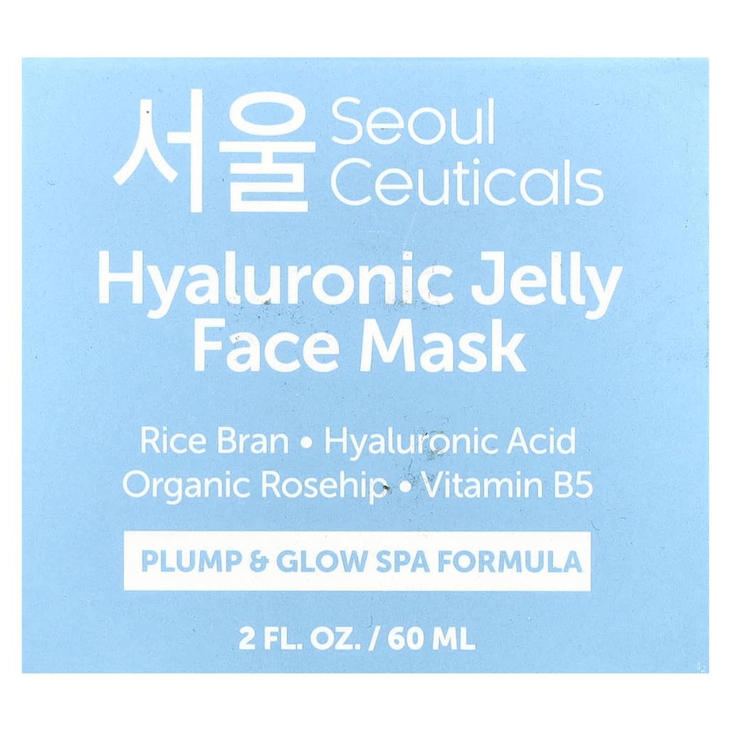 SeoulCeuticals, Гиалуроновая желейная маска для лица, 60 мл (2 жидкие унции)