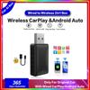 Android Auto Wireless Adapter 2025 New Mini 2 In 1 Box Apple Carplay Dongle for Cars With Wired AA CP Wireless WIFI Plug & Play