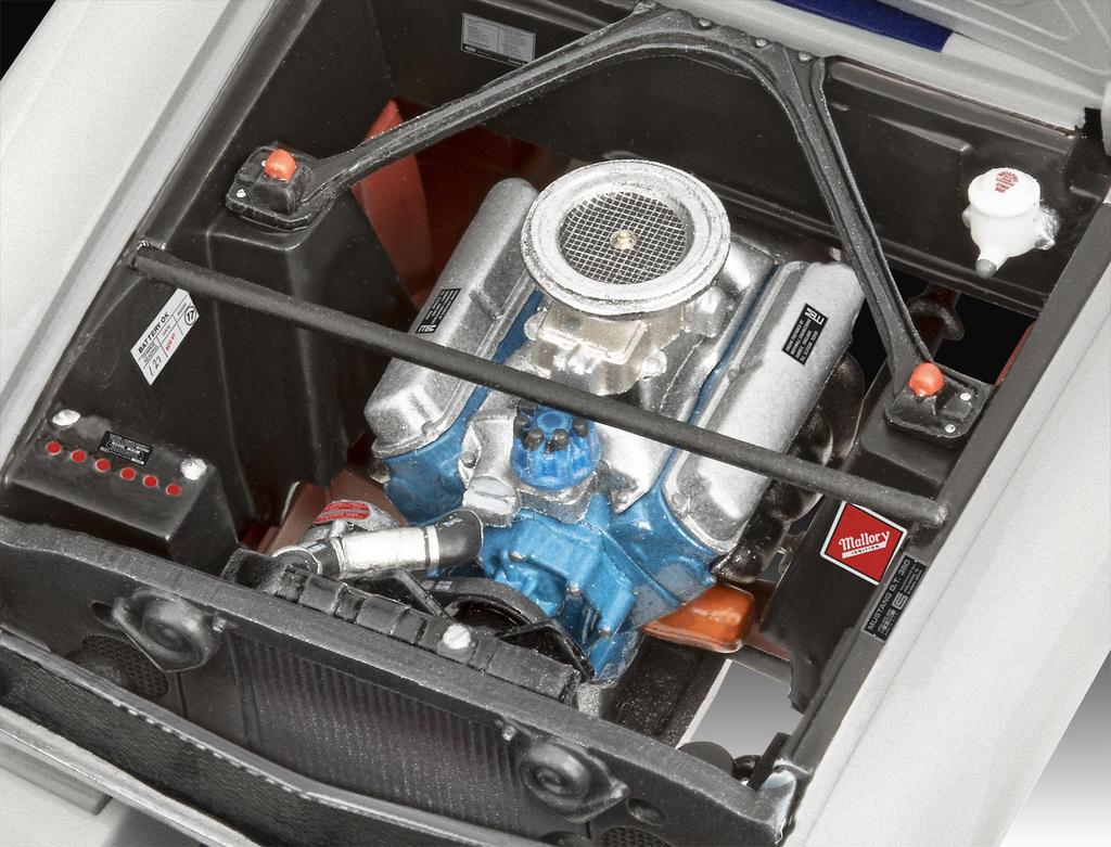 German Revell 1/24 '66 Shelby GT 350R Stirling Moss Plastic Model 07736 (Car)