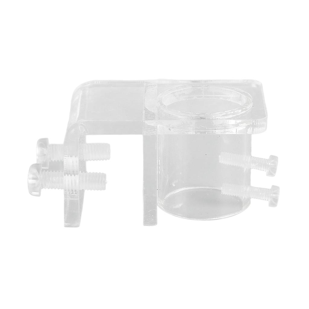 Aquarium Water Pipe Clamp Professional High Transmittance Acrylic Fish Tank Pipe Clip for Fish Tank Aquarium Single