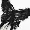 Hollow Open Crotch Underwear for Women Low Waist Thin Belt Thong Lace Pearl Panties  Women