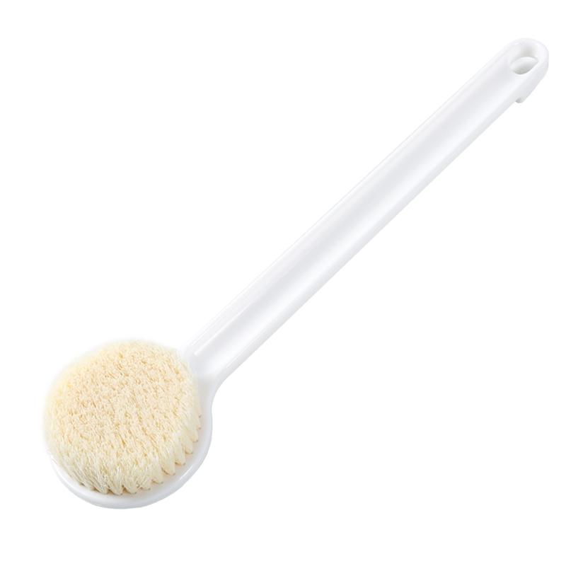 BIAZE Long Handle Bath Brush Soft Bristle Body Scrub Shower Brush Back Scrubber