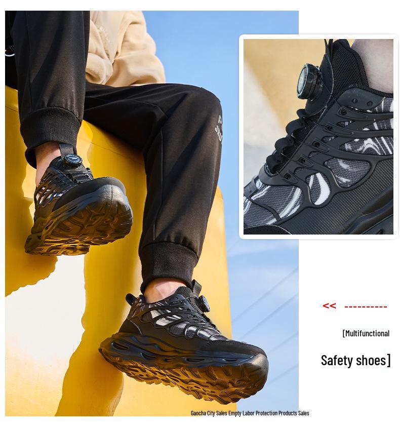 New Anti-Smash, Anti-Puncture Safety Work Shoes - Comfortable for Extended Standing