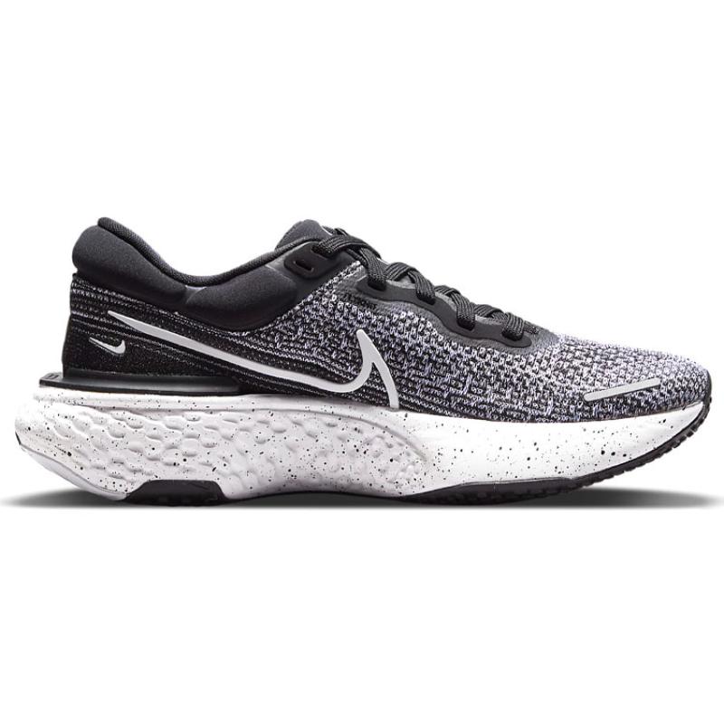 Nike Женские кроссовки ZoomX Invincible Run Flyknit Белые Черные повседневные CT2229-103