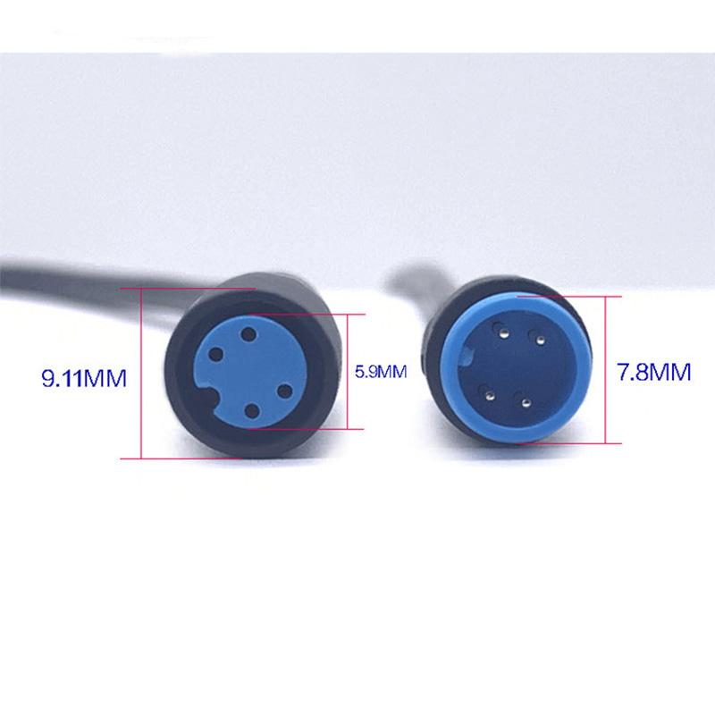 1 пара штекеров «мама-папа» 2, 3, 4, 5, 6-контактный электрический разъем, водонепроницаемый для дисплея Ebike, кабель M8, дополнительный разъем Q1