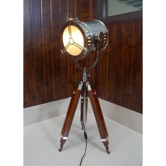 Винтажный прожектор, большая лампа, морской штатив, театральный торшер, студийный поисковый светильник, лучший подарок на День матери и домашний декор
