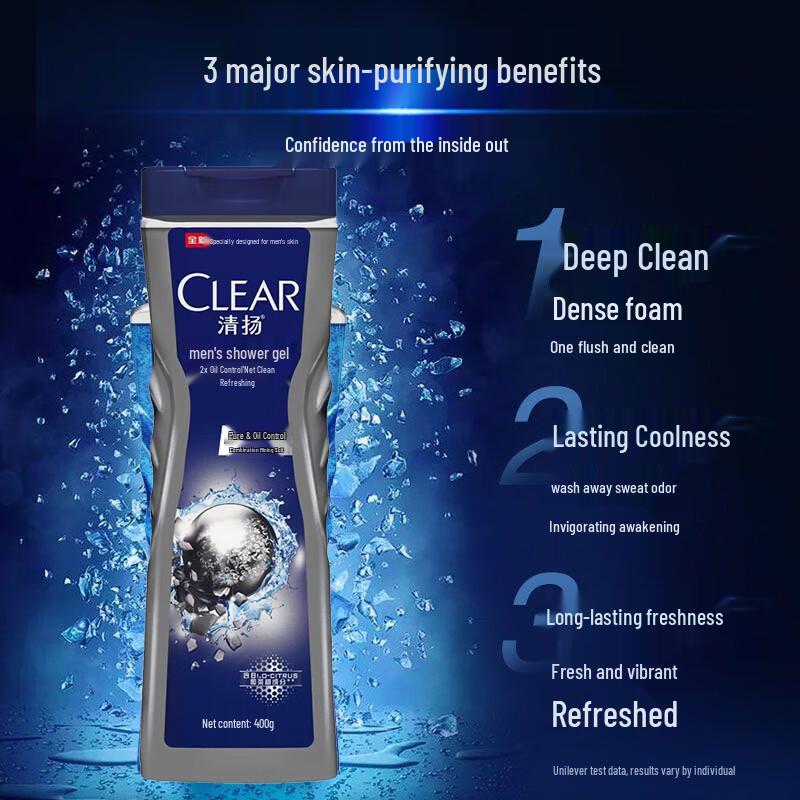Clear Men Balancing Oil Control Shower Gel