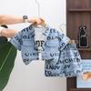 Модный летний джинсовый комплект с коротким рукавом для мальчиков 2026 - Стильный легкий наряд для детей