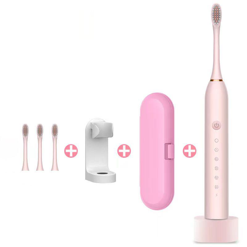Electric Toothbrush Ultrasonic Toothbrush 6 Modes USB Fast Rechargeable IPX7 Waterproof Smart Electric Toothbrush