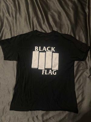 Black Flag Черная футболка с коротким рукавом Подарок для фаната BL822