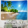 Tropical Beach Tapestry Nordic Style Starry Sky Tapestry Tapestry Bedroom Psychedelic Tapestry