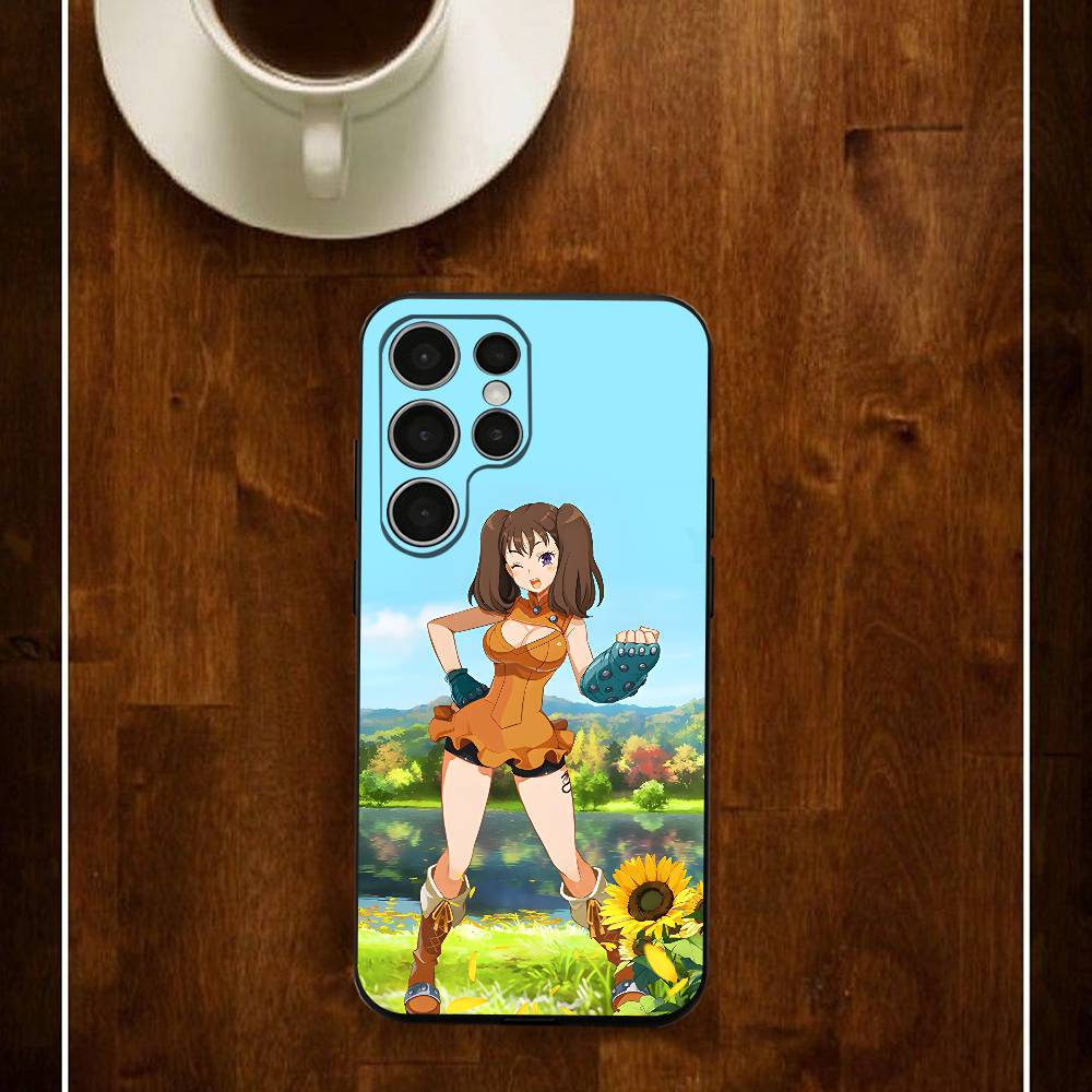 Meliodas Ban Diane Gowther Phone Case For Samsung S24 25 23 22 21 20 Plus Ultra 5G Lite Shockproof Cover