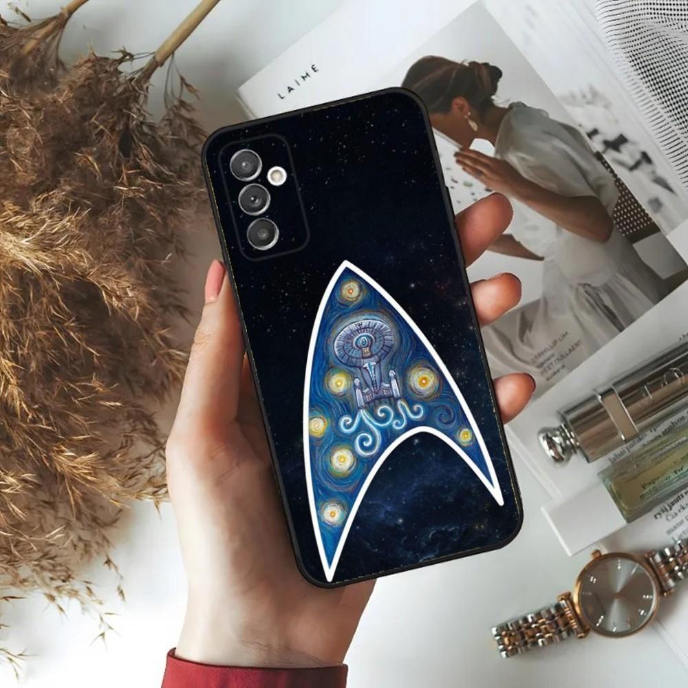 Star Trek Ships Phone Case For Samsung S24,23,22,30,21,10,9,Ultra,Plus,Lite,FE,5G Black Soft Case