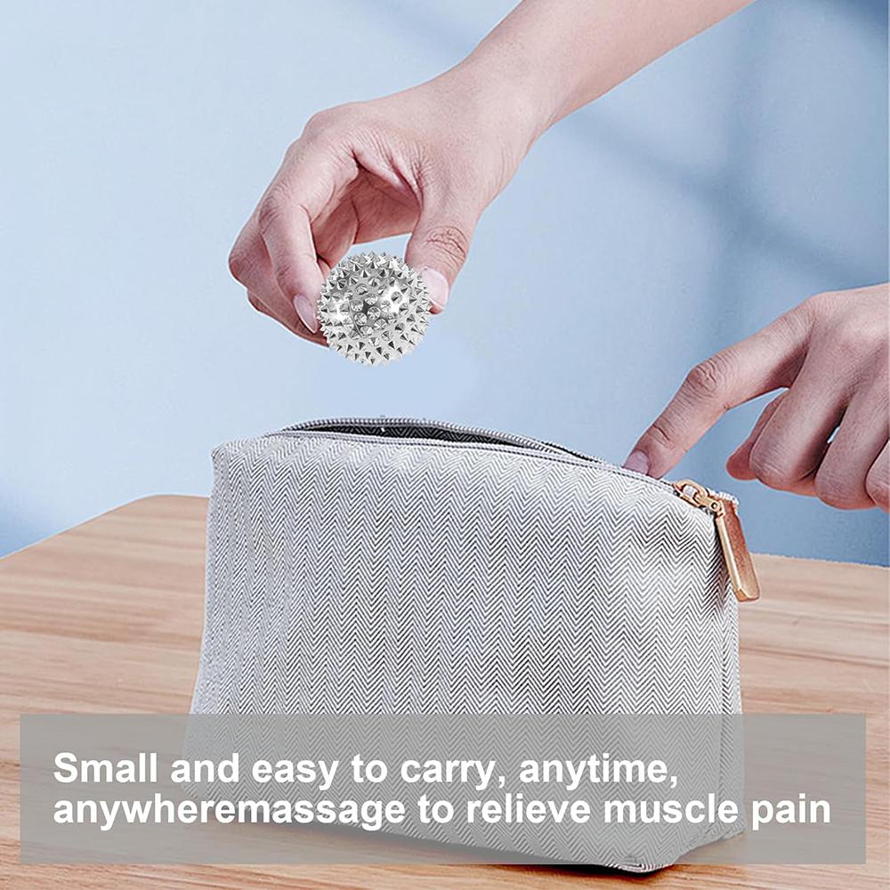 2pcs 32 Mm Acupressure Skill Balls Hedgehog Ball for Back, Legs, Feet and Hands