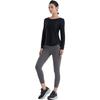 SAUCONY Comfortable Casual Sports Long Sleeve Knit Top Women Tops Black SC1220059-2