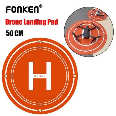 FONKEN Посадочные площадки 50 см для дрона для радиоуправляемых квадрокоптеров DJI MAVIC 3/Mini 2, площадка для дрона для FIMI X8 SE, портативная посадочная платформа