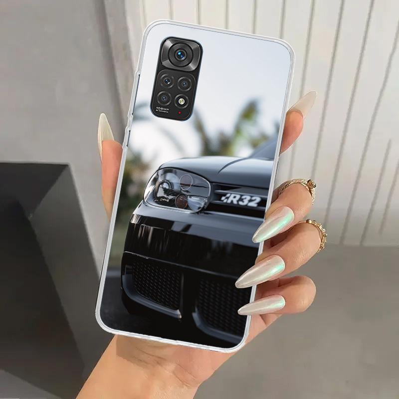 Крутой чехол для телефона автомобиля MK4 MK5 Golf для Xiaomi Redmi Note 15 14 14S 13 12S 12 Pro 11S 11 Plus 11T 11E 10S Мягкий Funda Чехол с принтом Re