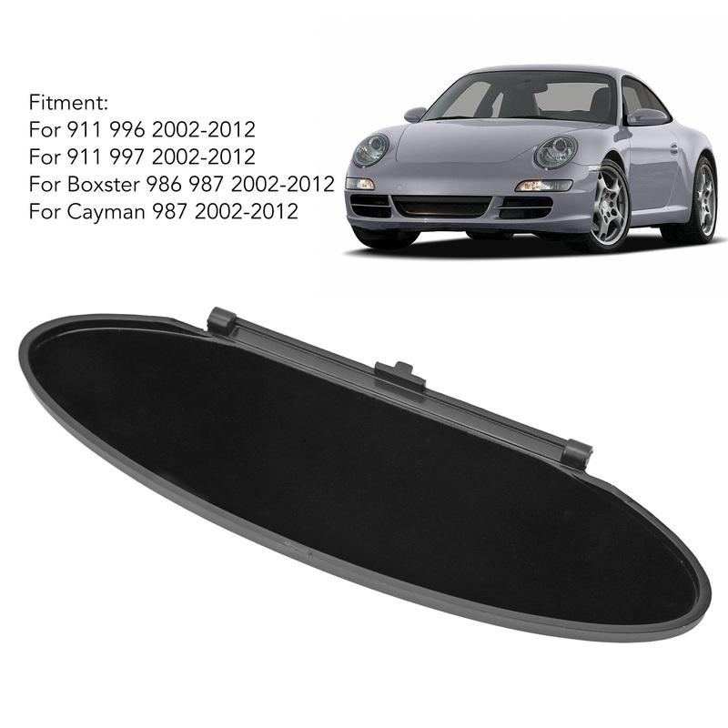 2Pcs Car Sun Visor Mirror Cover 99670142102 Sunvisor Lid Cover Replacement for Porsche Boxster Cayman 986 987 2002-2012