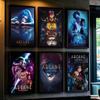 Arcane L-LOL Classic Animation Character Game Poster Art Sticky Wall Waterproof Home Living Room Bedroom Bar Aesthetic Decoratio