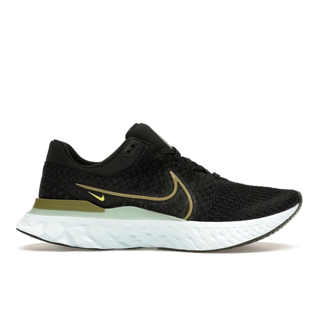 Nike React Infinity Run Flyknit 3 Night Forest Enamel Green Men Sneakers Black Glacier-Blue Pilgrim DH5392-300