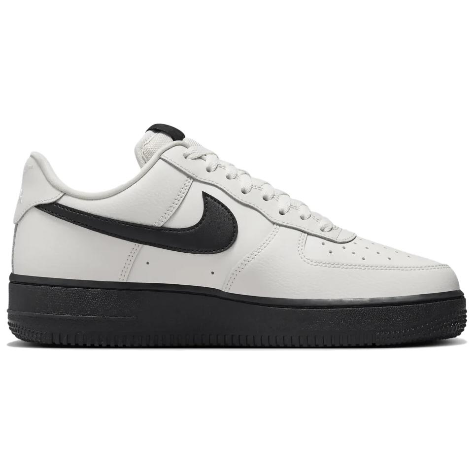 Nike Air Force 1 07 Phantom Black Women Sneakers White Cement-Grey HJ7180-030
