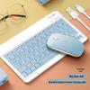 Silent Rechargeable Bluetooth Keyboard & Mouse Set for Tablets, iPads, Laptops & Office Use