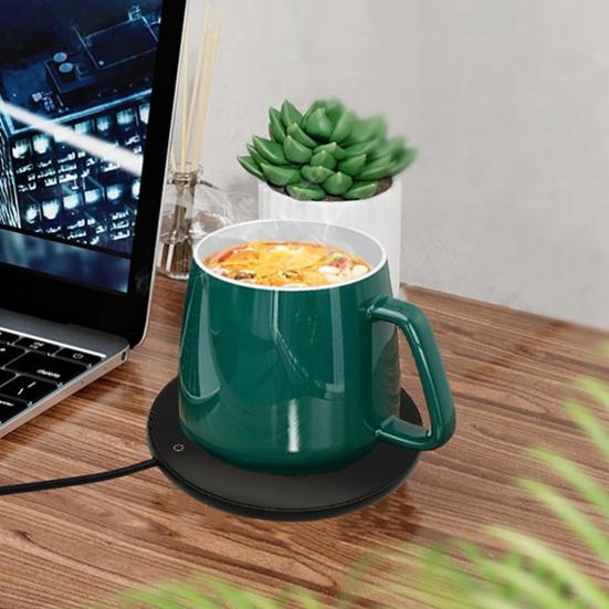 USB кофейная кружка, подогреватель чашек, Plug-Play, хорошая теплопроводность, компактный размер, портативная подставка для подогрева чашек