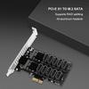 Карта расширения M.2 SATA на PCIE Двухдисковая M2 SATA Расширенная карта Адаптерная плата PCIe X1/X4/X8/X16 Поддержка M.2 SSD 2230/42/60/80