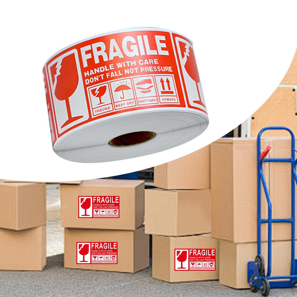 Хрупкие наклейки для транспортировки и перемещения, «Осторожно обращаться», предупреждающие этикетки,