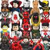 Игрушечные конструкторы Marvel Мини-кирпичики Веном Локи Неуязвимый Омни-мэн Хела Сборные фигурки игрушки праздничные подарки
