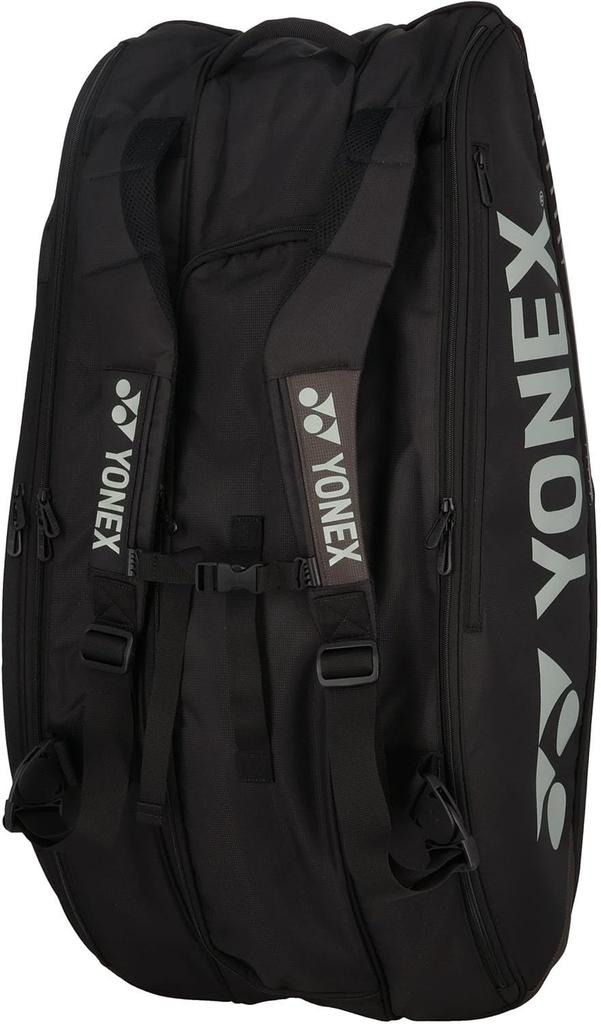 Сумка для теннисных и бадминтонных ракеток вмещает 9 ракеток черного цвета [YONEX]