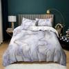 Home Textile Marble Texture Three-Piece Gradual Change Quilt Cover Digital Printing Bedding