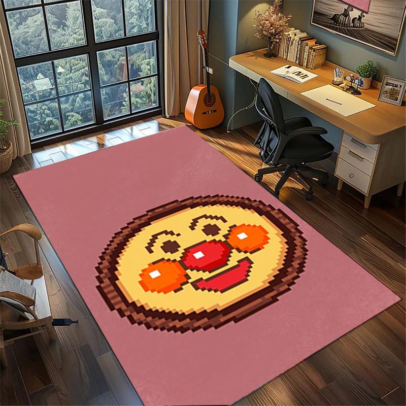 Large Area Carpet Bread Superman Non Slip Washable Floor Mat Bedroom Gamer Room Decor