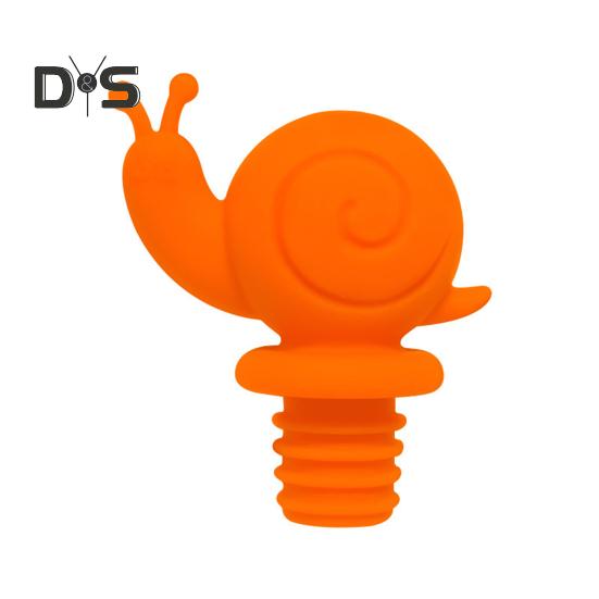 Пробка для винной бутылки в виде улитки с 3D-дизайном, герметичная винная пробка, пищевой силикон, герметик для стеклянных бутылок вина и пива, заглушки для красного вина, аксессуар для сохранения