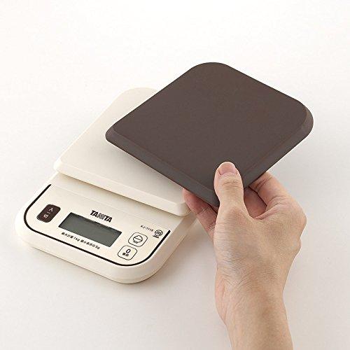 TANITA Digital Cooking Scale, Brown, KJ-111S-BR