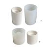 Форма для DIY cylindrical подсвечника, антипригарная подставка для свечи, гипсовая форма, длинные/короткие подсвечники, силиконовая форма, декор для дома