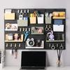New DIY Pegboard Accessories Hanging Shelf Storage Hooks Wall Organizer No Punching Crafts Organization for Garage Kitchen Room
