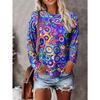Circle Color 3d Print Long SleeveT-Shirt Casual Women's Clothing Long Sleeve T-shirt Fashion Casual Oversized Tops Tees Female