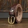 2.6 см женские ремни из натуральной кожи высокого качества из натуральной кожи для женщин, фирменный ремень с латунной пряжкой, ковбойский женский пояс