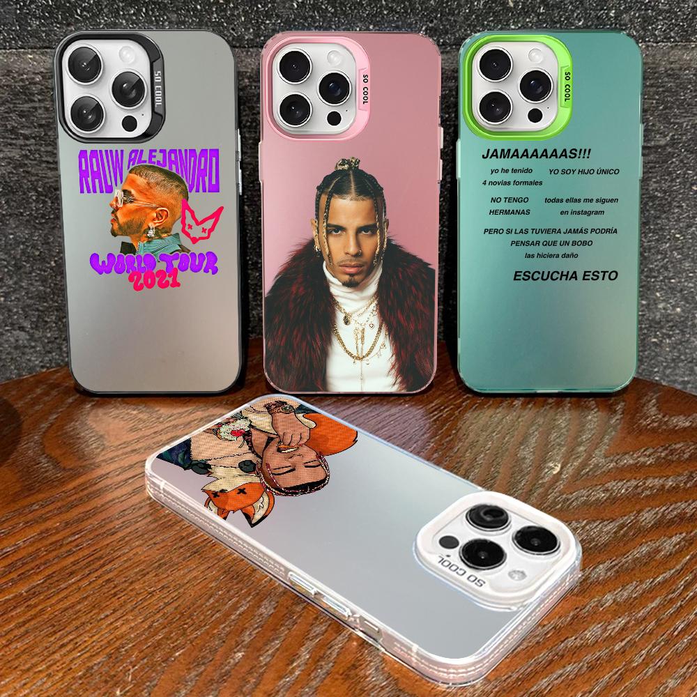 Rauw Alejandro Singer Clear Phone Case For IPhone 18 16 15 14 13 12 11 Pro Max X XR XSMAX 8 7 Plus Matte Shockproof Back Cover