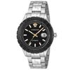 [VERSACE] Versace HELLENYIUM VEZI00321 Men's Watch with Black Dial