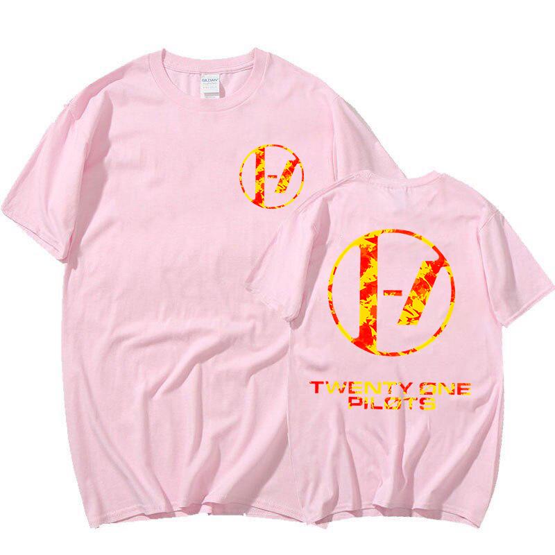 ГОРЯЧИЕ Футболки с принтом Twenty One Pilots Женские Мужские Футболки с коротким рукавом Летние Футболки с круглым вырезом Повседневные Смешные Хип-хоп Топы Футболки